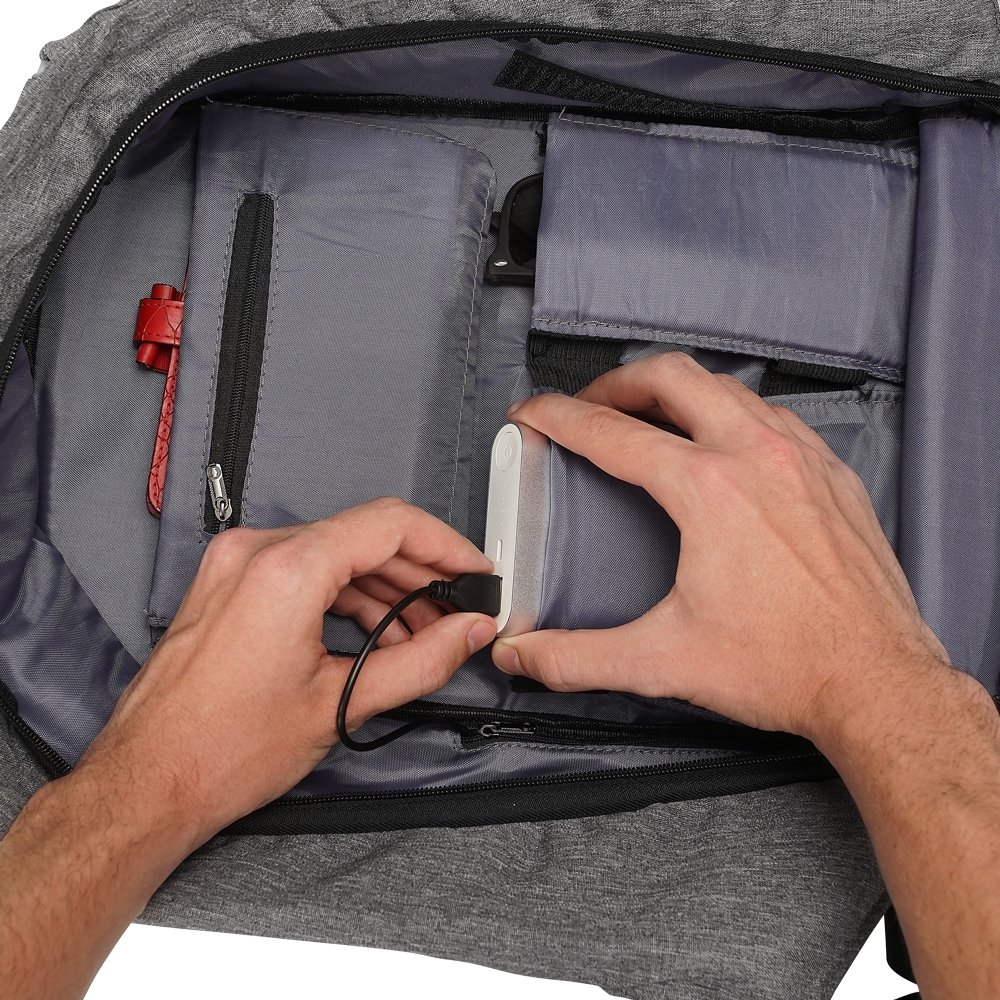 Mochila Anti-Furto USB - RBX 01306 - Image 5