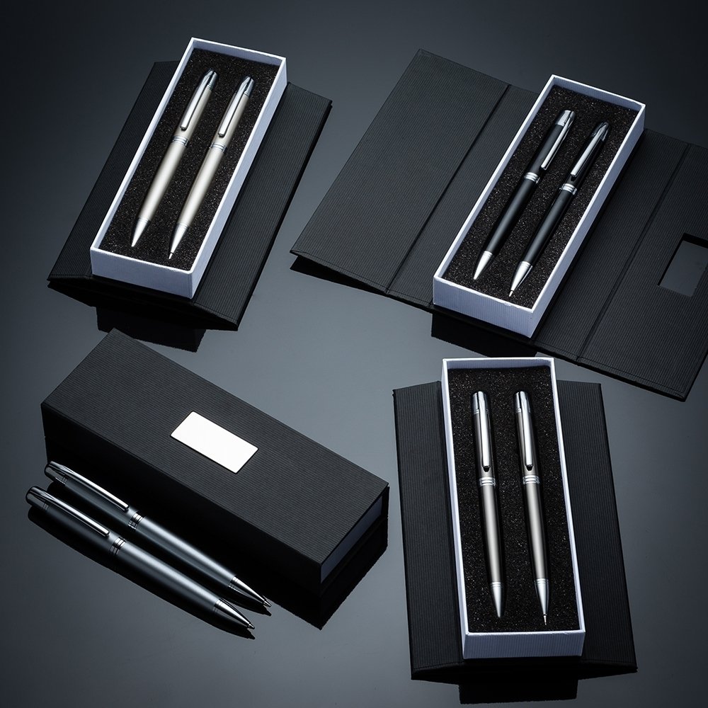 Conjunto Caneta e Lapiseira Metal RBX ER181PAR-BCO - Image 3