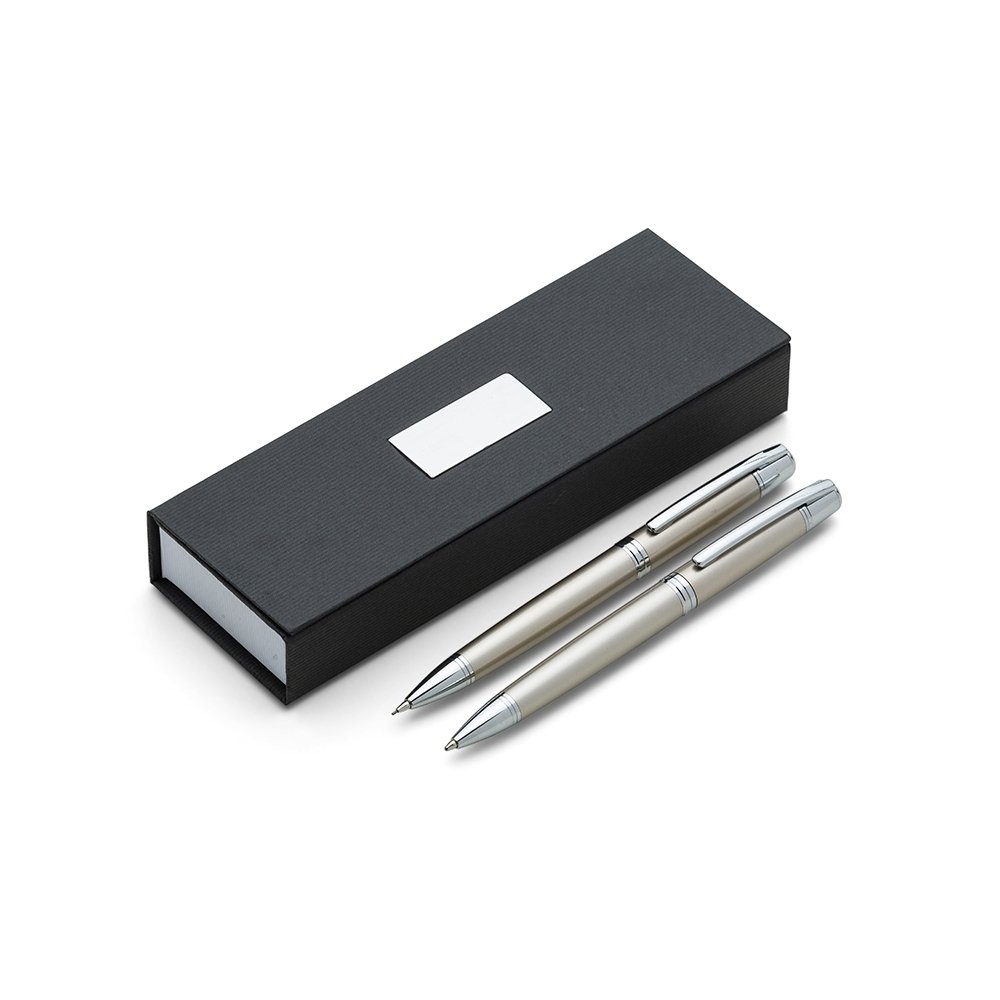 Conjunto Caneta e Lapiseira Metal RBX ER181PAR-BCO