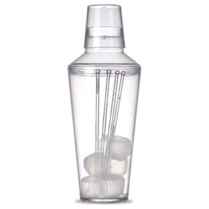 Coqueteleira Acrílica com Gelo Ecológico e Misturadores RBX 18509