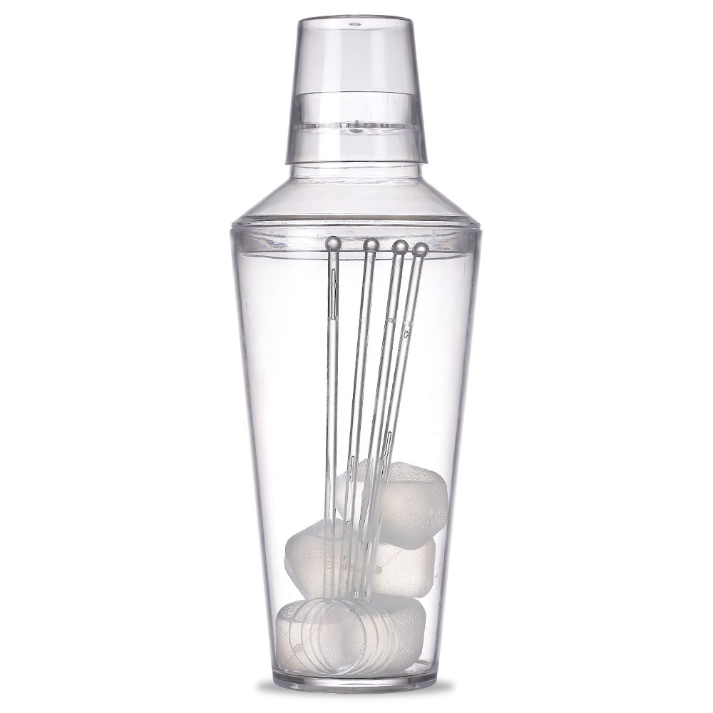 Coqueteleira Acrílica com Gelo Ecológico e Misturadores RBX 18509