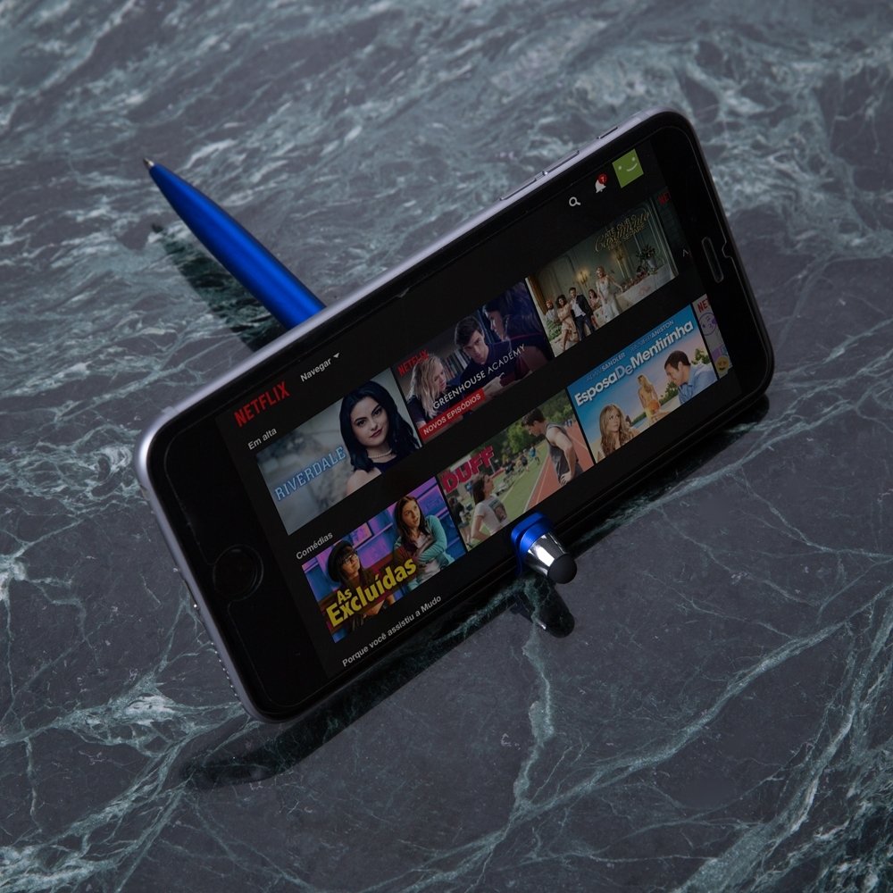 Caneta plástica touch com suporte RBX 13499B - Image 4