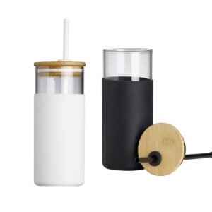 Copo de Vidro com Tampa RBX 14745