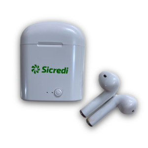 Fone de Ouvido Bluetooth Touch com Case Carregador Brilhante RBX 18596