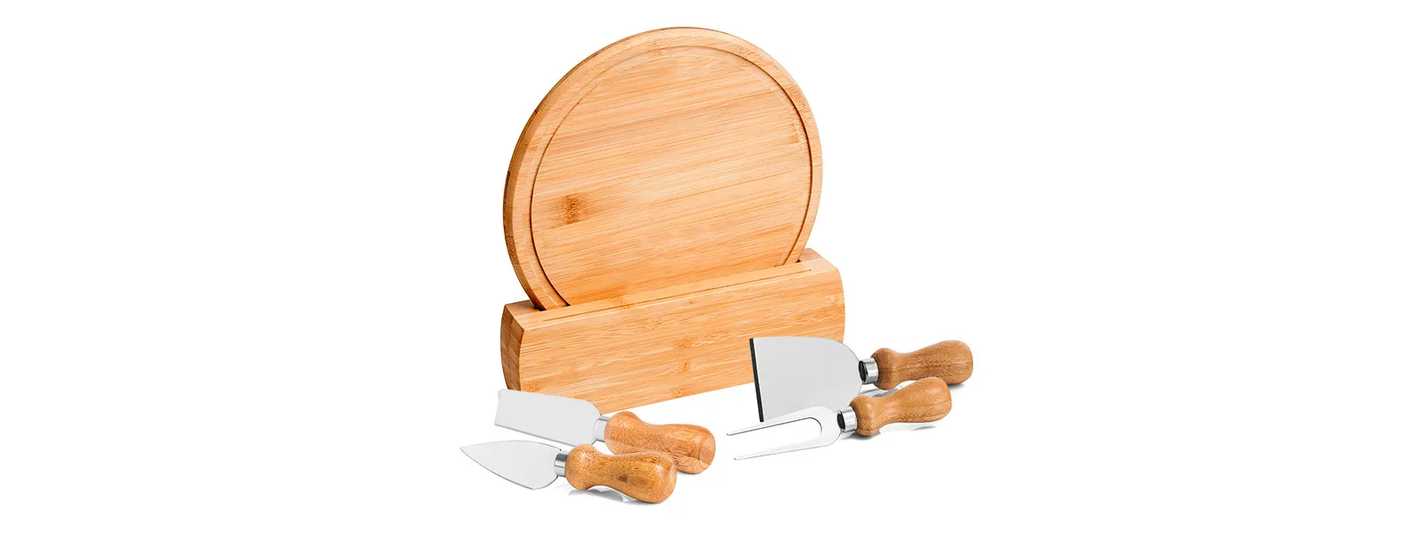Kit Para Queijo Em Bambu Córdoba - 6 Pçs RBSM 15143 - Image 5