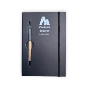 Bloco de Anotações Ecológico com Caneta RBX 13005