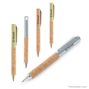 Caneta Metal e Cortiça RBX 01007