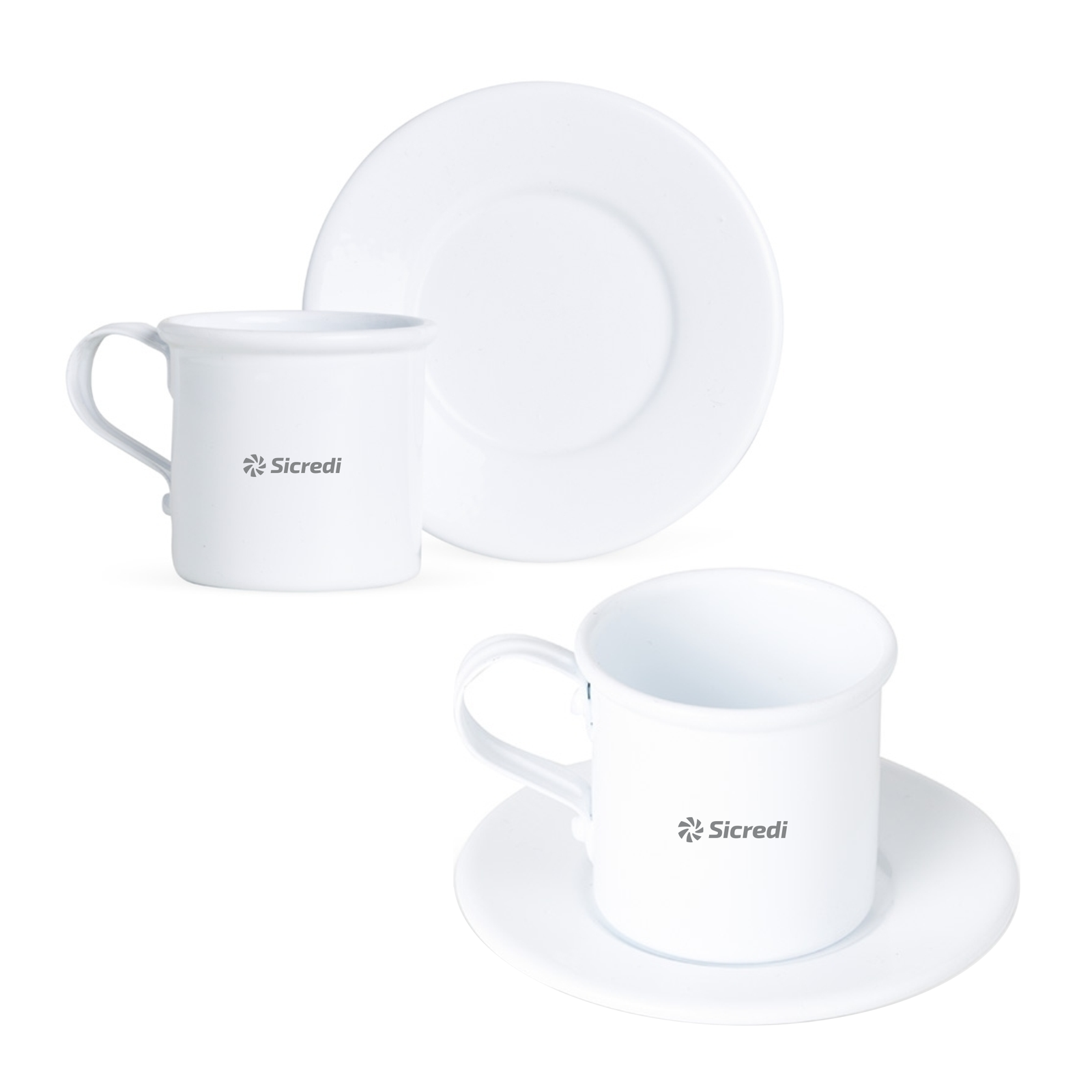 Xícara 100ml com Pires em Alumínio RBX 14947 - Image 2